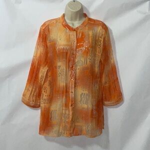 💲Rebecca Malone Shirt, Size L